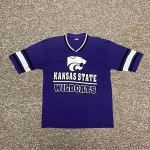 1970s Kansas State Wildcats NCAA College Sports Basketball Single Stitch Tee